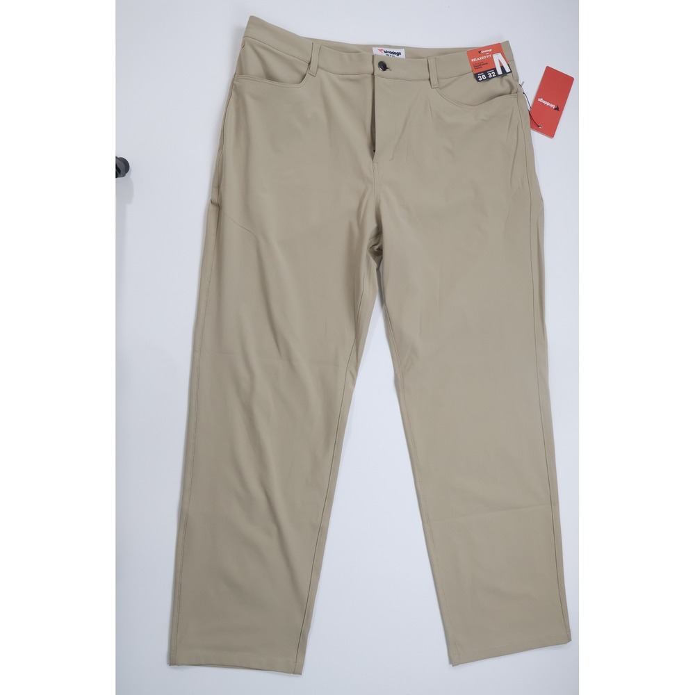 Birddogs Men's Khaki Performance Chinos - Light Tan